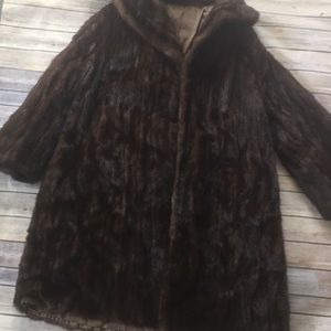 Vintage Mink Fur Coat